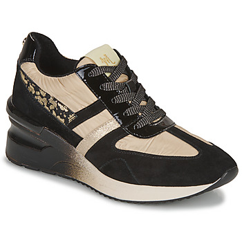 Schoenen Dames Lage sneakers Mam'Zelle HELIX Zwart / Beige