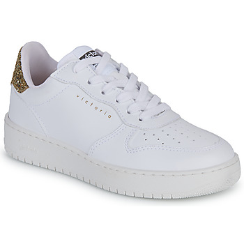 Schoenen Dames Lage sneakers Victoria 1258237PLATINO Wit / Goud