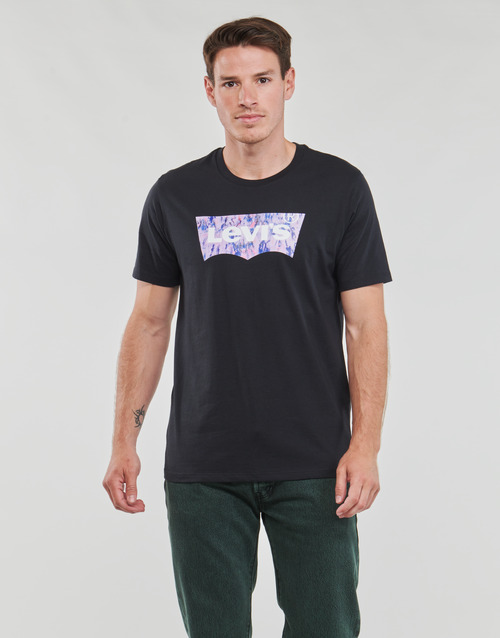 Levi's GRAPHIC CREWNECK TEE Zwart