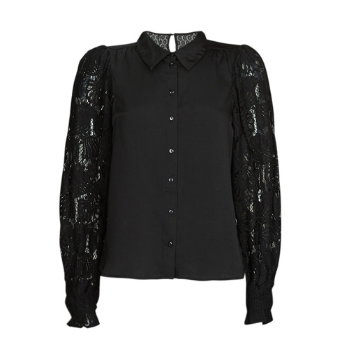 Textiel Dames Overhemden Vero Moda VMCABENA L/S SHIRT WVN BTQ Zwart