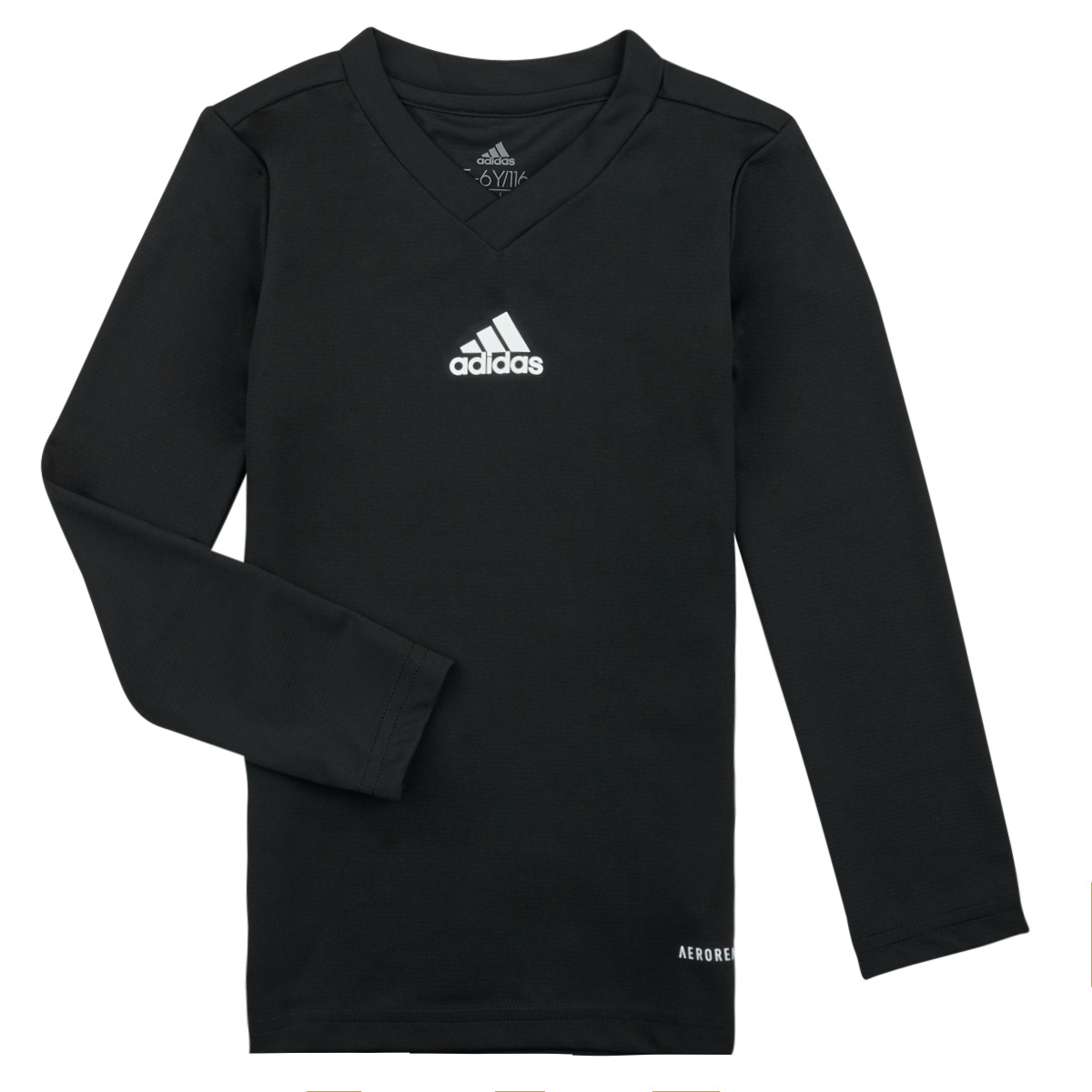 Textiel Kinderen T-shirts met lange mouwen adidas Performance TEAM BASE TEE Y Zwart