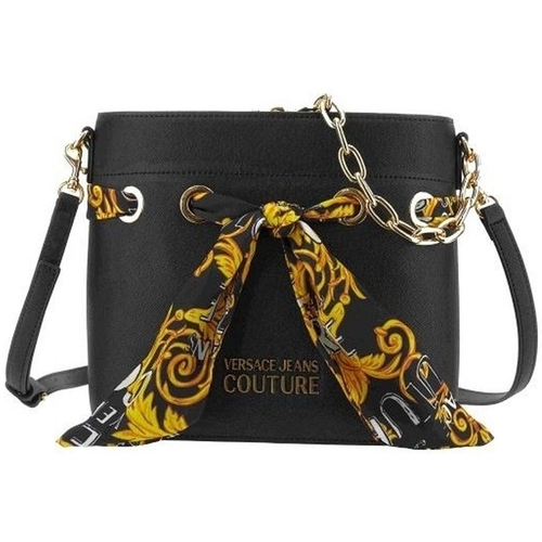 Tassen Dames Schoudertassen met riem Versace Jeans Couture 74VA4BAD Zwart