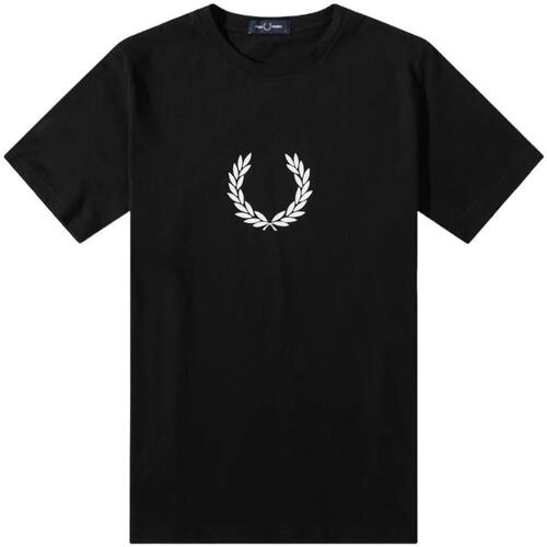 Textiel Heren T-shirts korte mouwen Fred Perry  Zwart