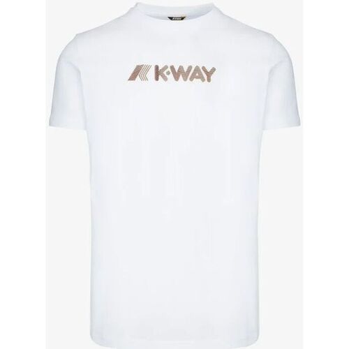 Textiel Heren T-shirts korte mouwen K-Way  Wit