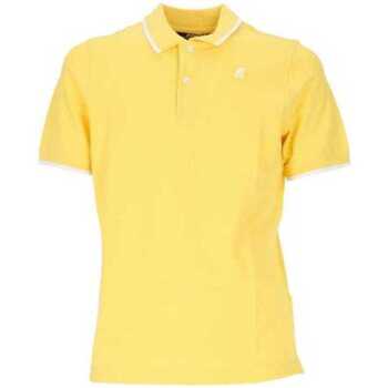 Textiel Heren Polo's korte mouwen K-Way  Giallo-GIALLO-XZ7