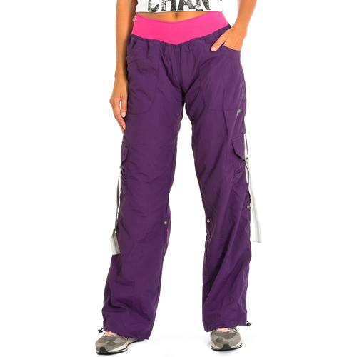 Textiel Dames Trainingsbroeken Zumba Z1B00181-LILA Multicolour