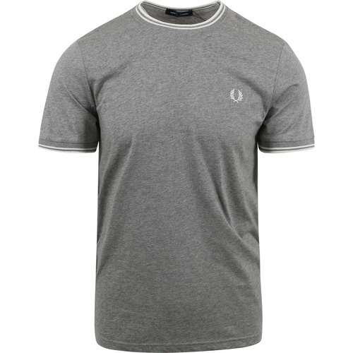 Textiel Heren T-shirts & Polo’s Fred Perry T-shirt M1588 Grijs Grijs