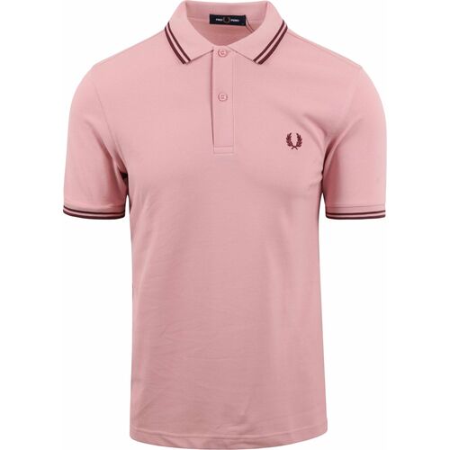 Textiel Heren T-shirts & Polo’s Fred Perry Polo M3600 Roze S29 Roze