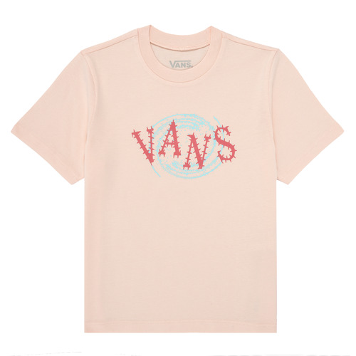 Textiel Meisjes T-shirts korte mouwen Vans INTO THE VOID BFF Roze