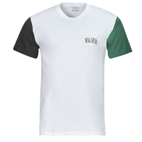 Textiel Heren T-shirts korte mouwen Vans COLORBLOCK VARSITY SS TEE Wit