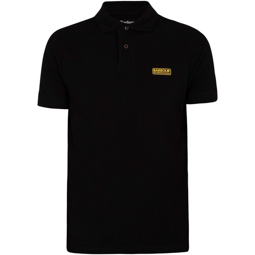 Textiel Heren Polo's korte mouwen Barbour Internationaal essentieel poloshirt Zwart