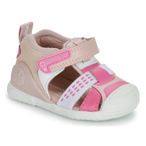 Schoenen Meisjes Sandalen / Open schoenen Biomecanics SANDALIA SPORT Roze