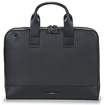 Tassen Heren Aktentassen / Zakentassen Calvin Klein Jeans MODERN BAR SLIM LAPTOP BAG MONO Zwart