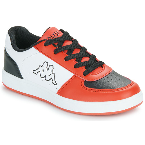 Schoenen Jongens Lage sneakers Kappa MALONE JR LACE Wit / Zwart / Rood