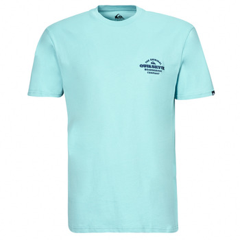 Textiel Heren T-shirts korte mouwen Quiksilver TRADESMITH SS Turquoize