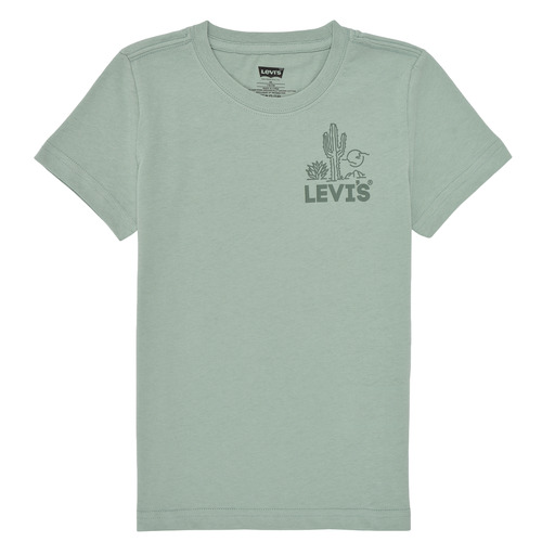 Textiel Jongens T-shirts korte mouwen Levi's CACTI CLUB TEE Blauw