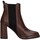 Schoenen Dames Enkellaarzen Albano 2603 Bruin