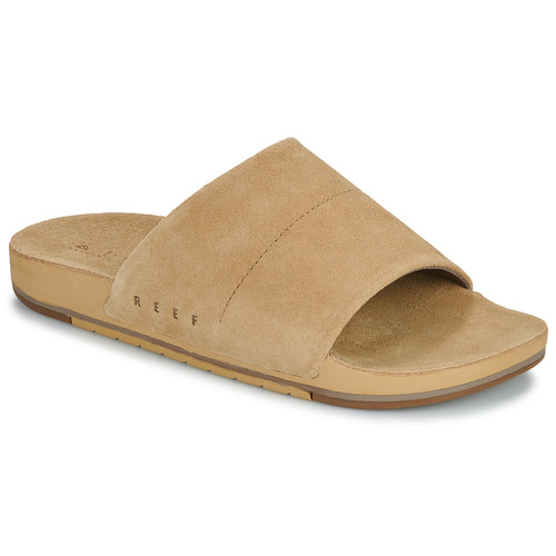 Schoenen Heren Leren slippers Reef OJAI SLIDE Beige