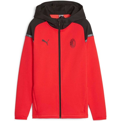 Textiel Jongens Fleece Puma Acm Casuals Hooded Jkt Jr Rood