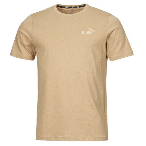 Textiel Heren T-shirts korte mouwen Puma ESS SMALL LOGO TEE (S) Beige