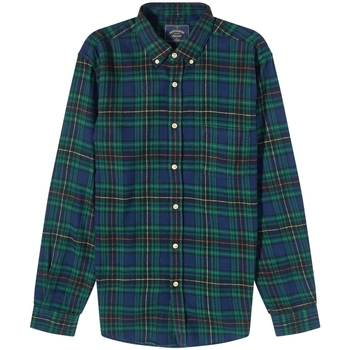 Textiel Heren Overhemden lange mouwen Portuguese Flannel Orts Shirt - Checks Groen