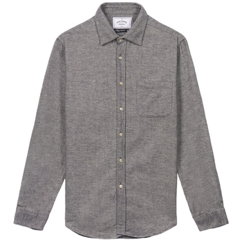 Textiel Heren Overhemden lange mouwen Portuguese Flannel Teca Shirt - Light Grey Grijs