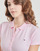 Textiel Dames Polo's korte mouwen Tommy Hilfiger HERITAGE SHORT SLEEVESLIM POLO Roze