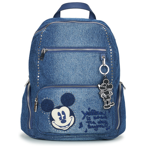 Tassen Dames Rugzakken Desigual MICKEY ROCK CHESTER Blauw