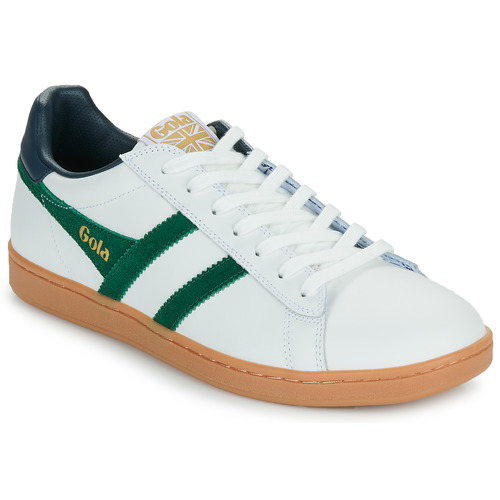 Schoenen Heren Lage sneakers Gola EQUIPE II LEATHER Wit / Groen