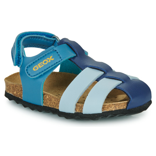 Schoenen Jongens Sandalen / Open schoenen Geox B SANDAL CHALKI BOY Blauw