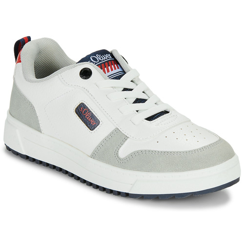 Schoenen Jongens Lage sneakers S.Oliver  Wit