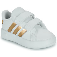 Schoenen Meisjes Lage sneakers Adidas Sportswear GRAND COURT 2.0 CF I Wit / Goud