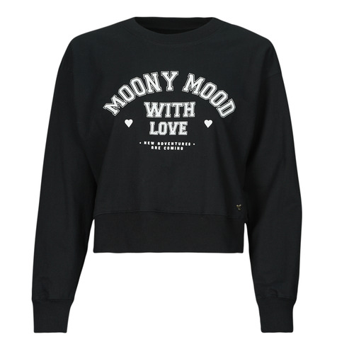 Textiel Dames Sweaters / Sweatshirts Moony Mood LAURA Zwart