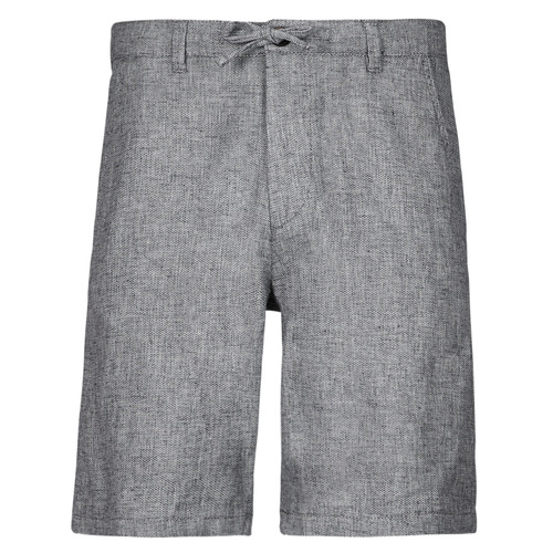 Textiel Heren Korte broeken / Bermuda's Selected SLHREGULAR-BRODY LINEN SHORTS Marine