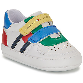 Schoenen Jongens Lage sneakers Tommy Hilfiger KIKI Wit / Multicolour