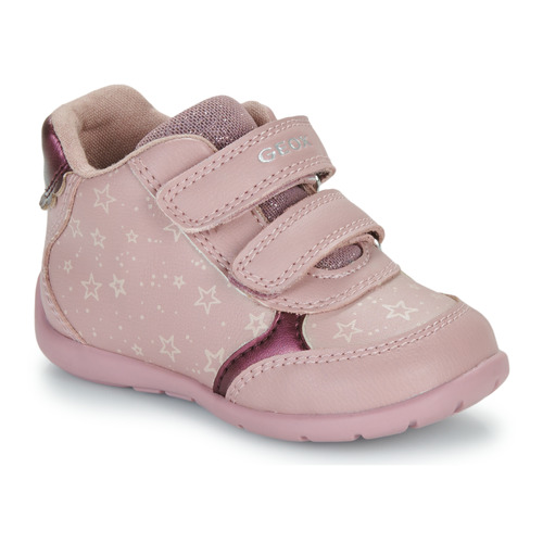 Schoenen Meisjes Lage sneakers Geox B ELTHAN GIRL Roze