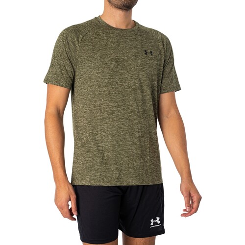 Textiel Heren T-shirts korte mouwen Under Armour Tech 2.0 T-shirt met korte mouwen Groen