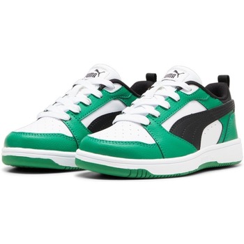 Schoenen Meisjes Sneakers Puma REBOUND V6 LO GROEN-20 Groen