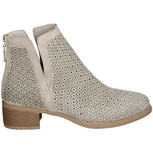 Schoenen Dames Enkellaarzen Chika 10 RAMBLA 03 Beige