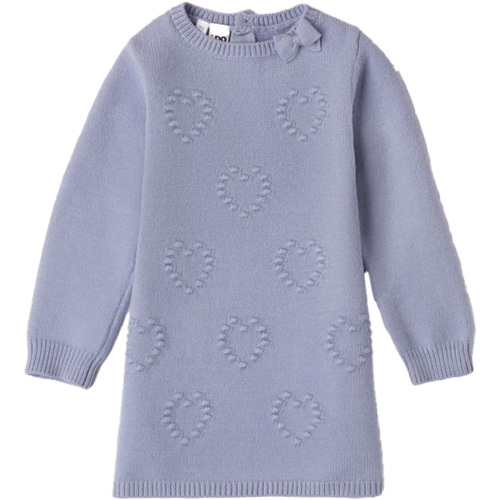 Textiel Meisjes Jurken Ido Abito Tricot Con Manica Blauw