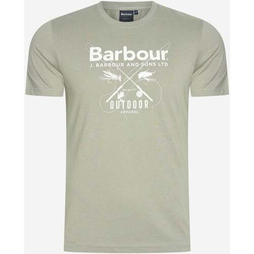 Textiel Heren T-shirts & Polo’s Barbour Fly tee Groen