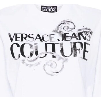 Textiel Dames Polo's lange mouwen Versace Jeans Couture 76HAHG01-CJ00G Wit