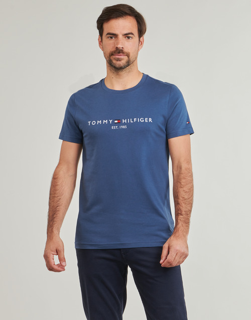 Tommy Hilfiger LOGO TEE Blauw