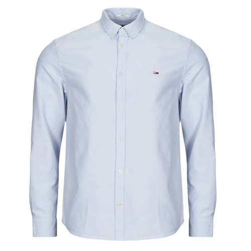 Textiel Heren Overhemden lange mouwen Tommy Jeans TJM ENTRY REG OXFORD SHIRT Blauw