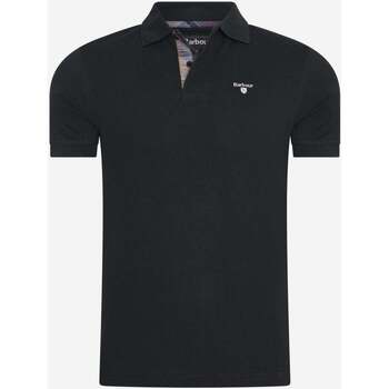 Textiel Heren T-shirts & Polo’s Barbour tartan pique polo Zwart