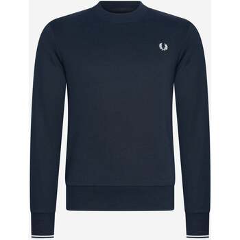 Textiel Heren Truien Fred Perry Crew neck sweatshirt Blauw