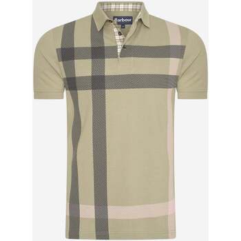 Textiel Heren T-shirts & Polo’s Barbour Blaine polo Groen