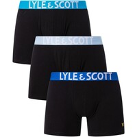 Ondergoed Heren BH's Lyle & Scott Set van 3 Daniel Trunks Zwart