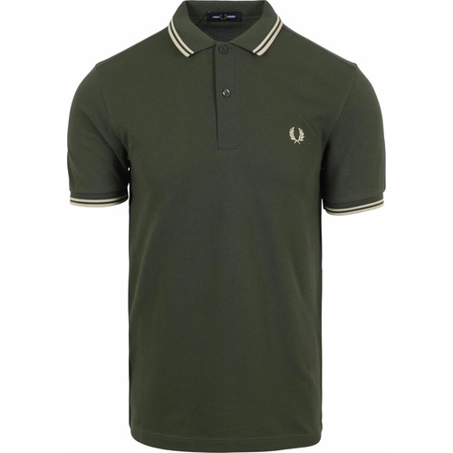 Textiel Heren T-shirts & Polo’s Fred Perry Polo M3600 Donkergroen U98 Groen