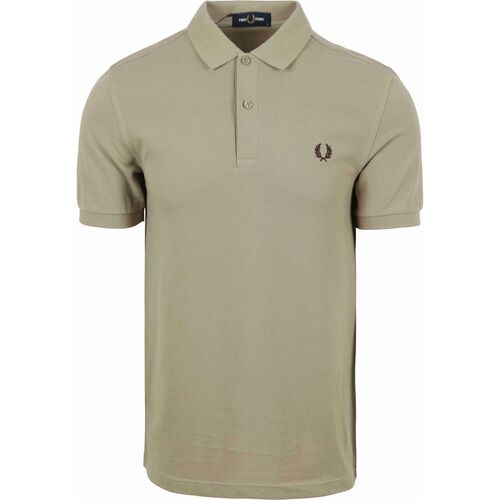 Textiel Heren T-shirts & Polo’s Fred Perry Polo M6000 Greige U84 Beige